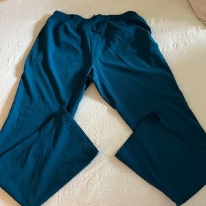 Caribbean Blue Scrub Pants Size M Skechers Barco